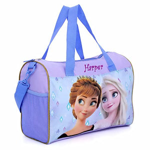 Personalized Licensed Kids Travel Overnight Duffel Bag - 15" (Frozen)
