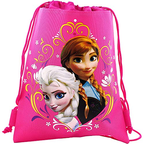 Frozen Pink Drawstring Bag