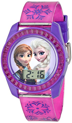 Disney's Frozen Kids' Digital Watch with Elsa and Anna on the Dial