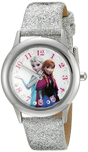 Frozen Elsa & Anna Analog Display Analog Quartz Silver Watch