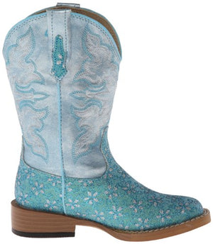Glitter Flower Boot