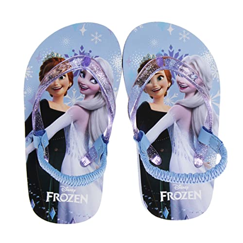 Elsa and Anna  Flip Flop Sandals With Heel Strap (Toddler/Little Kid)