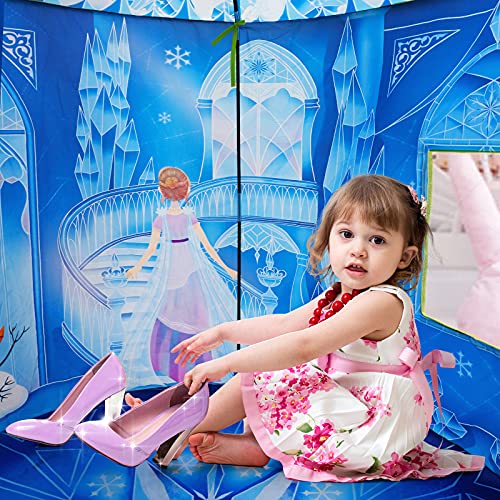 Hamdol Princess Play Tent, Frozen Toy for Girls, Ice Castle Kids Tent Indoor and Outdoor, Large Imaginative Playhouse 51
